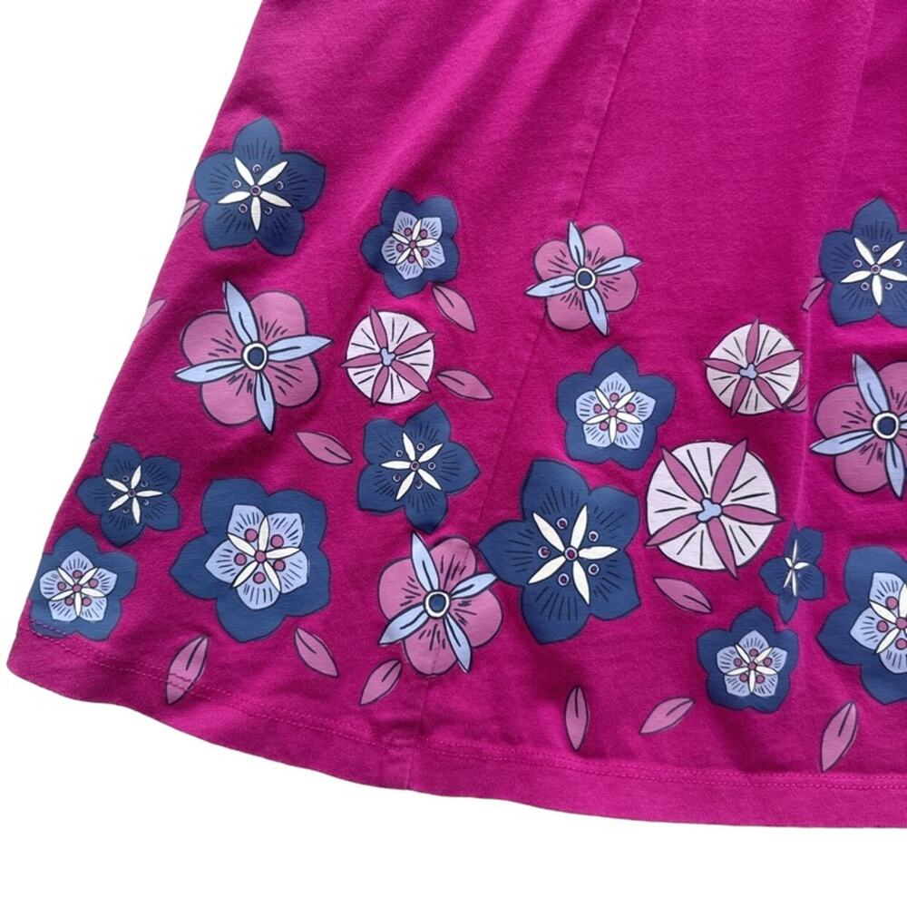 Tea Collection Floral Trapeze Dress Size 4 - Picture 2 of 4